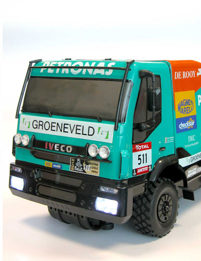 The Rally legends RC models Iveco Trakker